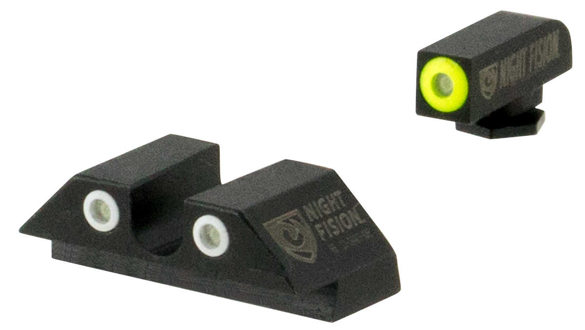 Night Fision Night Sight Set, Nf Glk-003-007-ygwg     Ns Glk 42/43 U-rear