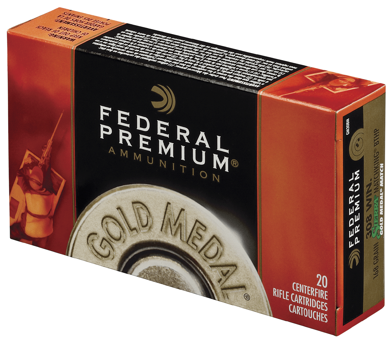 Federal Gold Medal, Fed Gm338lm2   338lap  300 Bthp            20/10