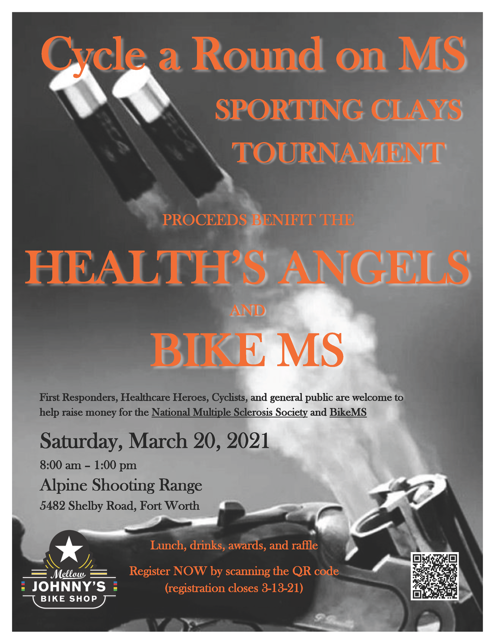 Health's Angels Sporting Clay Shoot March 20th,  2021