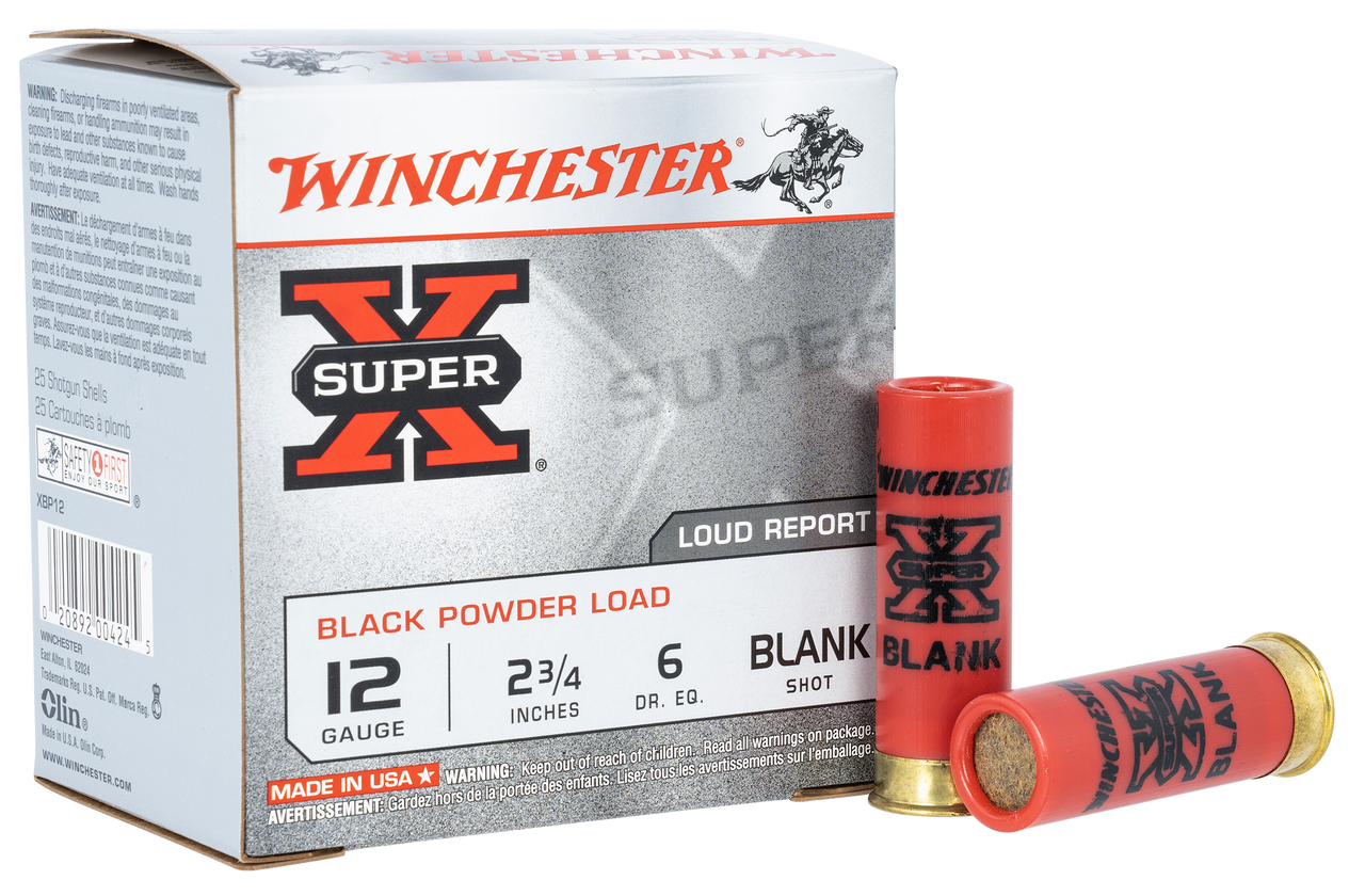 Winchester Ammo Super X, Win Xbp12w     Blk Pwd Blank