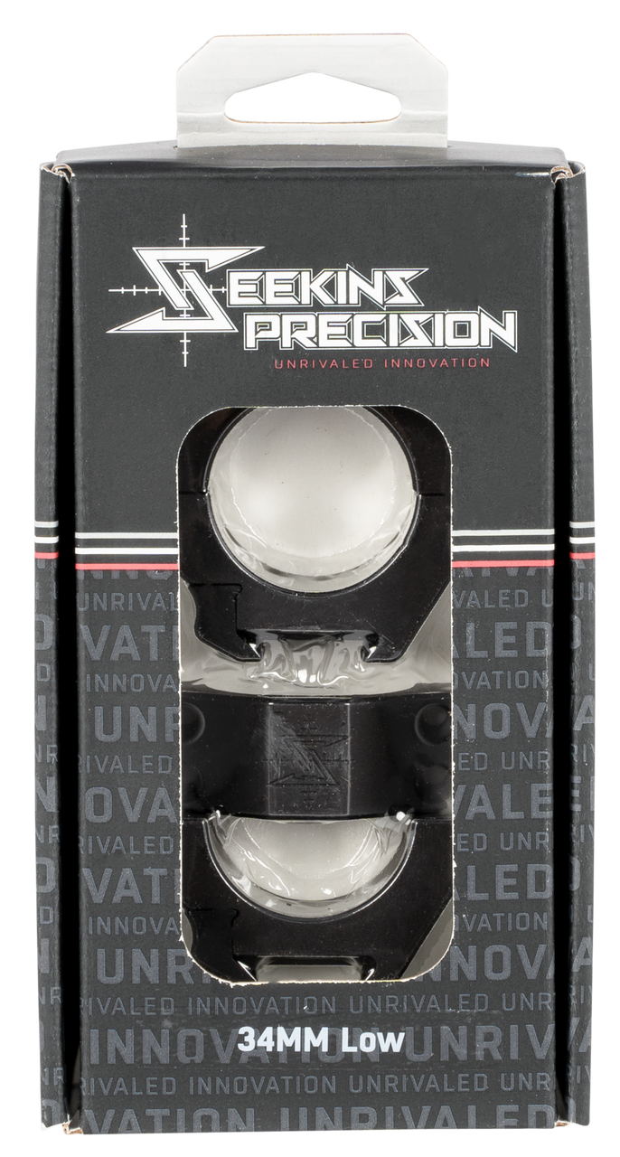 Seekins Precision Scope Ring Set, Seekins 0010630002  34mm .92" Low