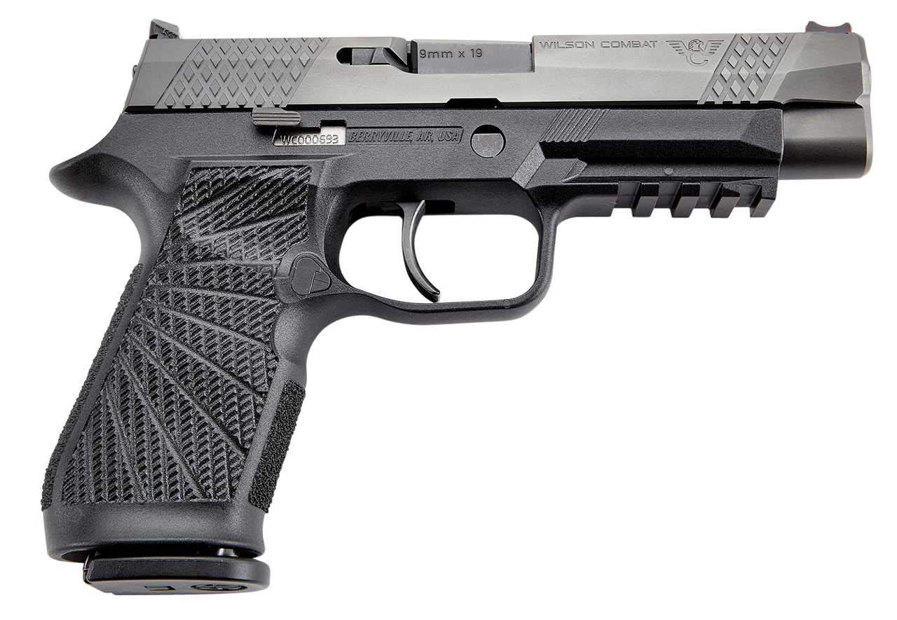 Wilson Combat P320, Wils Sigwcp320f9batc P320 9mm Blk Tune W/curved Tr Wilson Combat P320, Wils Sigwcp320f9batc P320 9mm Blk Tune W/curved Tr