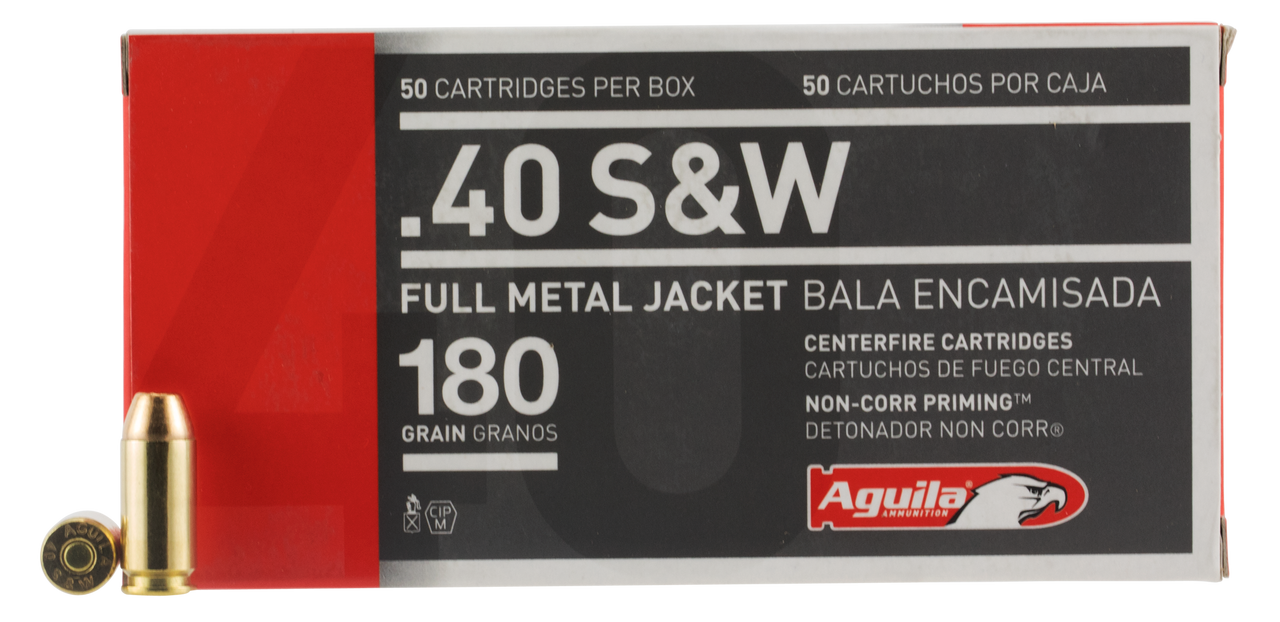 Aguila Pistol, Aguila 1e402110 40sw        180 Fmj         50/20