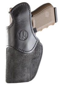 1791 Gunleather RCH4BLKR RCH IWB Size 04 Black Leather Belt Clip Compatible w/Glock 17/S&W M&P Shield/Springfield XD Right Hand