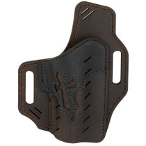 Versacarry, Guardian Arc Angel, Outside the Waistband Holster, Fits 1911 Pistols, Leather, Distressed Brown, Right Hand