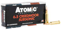 Atomic Rifle, Atomic0482 6.5crd      129 Jhp  Subsonic