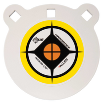 EZ-Aim 15597 Hardrock 6" AR500 Steel Gong Shooting Target .50" Thickness White / Yellow / Black