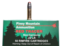 Piney Mountain Ammunition Red Tracer, Supernova Pmsn22lrr 22lr  40lrn  Red Tracers 50/10 Piney Mountain Ammunition Red Tracer, Supernova Pmsn22lrr 22lr  40lrn  Red Tracers 50/10