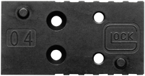 Glock, MOS Plate, Size 04, Fits Leupold Footprint, For Glock MOS Gen 5 9mm/40S&W
