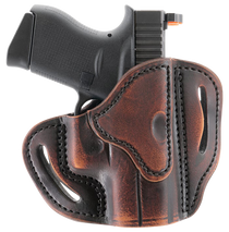 1791 Gunleather ORBHCVTGR BHC Optic Ready OWB Compact Vintage Leather Belt Slide Compatible w/Glock 43/Sig P365 Right Hand