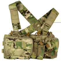 Haley Strategic Partners, D3CR-H, Chest Rig, Supports .308 Platforms, Nylon Construction, Multicam, Includes (4) Rifle Magazine Pouches, (2) Pistol Pouches, (1) Large Pouch, (1) Small Pouch Haley Strategic Partners, D3CR-H, Chest Rig, Supports .308 Platforms, Nylon Construction, Multicam, Includes (4) Rifle Magazine Pouches, (2) Pistol Pouches, (1) Large Pouch, (1) Small Pouch