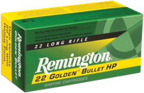 Remington Ammunition Golden Bullet, Rem 21229 1600e    22lr 36 Hv Hp            225/10 Remington Ammunition Golden Bullet, Rem 21229 1600e    22lr 36 Hv Hp            225/10