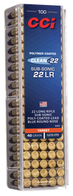 Cci Clean-22, Cci 934cc 22 Lr Sv   40 Lrn Blue Polycoat