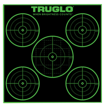 Truglo Tru-see, Tru Tg-tg11a25    Target 5-bullseye 12x12 25pk Truglo Tru-see, Tru Tg-tg11a25    Target 5-bullseye 12x12 25pk