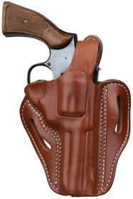 1791 Gunleather RVHX2CBRR RVHX-2 OWB Size 02 Classic Brown Leather Fits Up to 4" Barrel, K/L-Frame, Belt Slide Right Hand