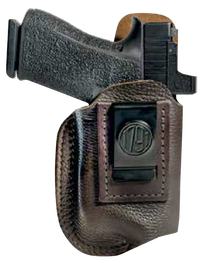 1791 Gunleather, Fair Chase, Inside Waistband Holster, Optics Ready, Light Bearing, Size 4, For Glock 17/19/19x/22/23/22/23/25/26/27/31/32/47/48/48MOS, Brown, Right Hand