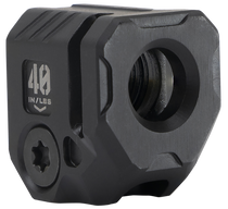 Strike Industries MCQUAD Micro Threaded Compensator Black Steel 0.89" OAL Compatible w/ 9mm/357 SIG