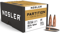 Nosler Partition, Nos 16317 Partition   25 100 Sptzr  50 Nosler Partition, Nos 16317 Partition   25 100 Sptzr  50