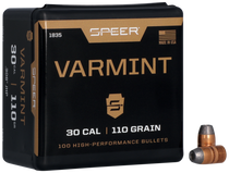 Speer Ammo Varmint, Speer 1835      Bull .308 110 Hp             100/5