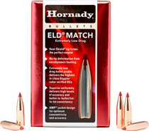 Hornady 263331 6.5mm .264 147gr Extremely Low Drag-Match 500 Per Box