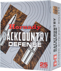 Hornady 90268 Back Country 9mm +P 138gr 25 Per Box Hornady 90268 Back Country 9mm +P 138gr 25 Per Box