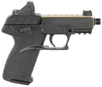 Kel-tec P17, Kel P17tanblkoptic   22lr    W/optic/hlstr Tan/blk