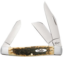 Case Stockman, Case 00204 Amber Bone Peach Seed Jig Lrg Stockman Case Stockman, Case 00204 Amber Bone Peach Seed Jig Lrg Stockman