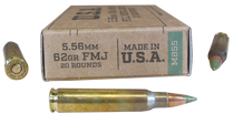 Winchester Ammo Usa, Win Sgm855kw 5.56mm M855 62 Fmj Win Lc 20rd  20/50