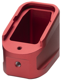 Strike Extended Mag Plate, Si Emp-al-g17-red   Alum Ext Mag Plate G17 G22 Red Strike Extended Mag Plate, Si Emp-al-g17-red   Alum Ext Mag Plate G17 G22 Red