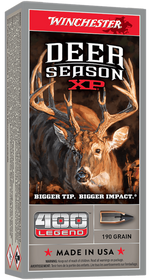Winchester Ammo Deer Season Xp, Win X400ds 400l Deer Season 190gr            20/10