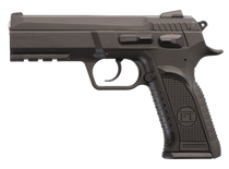 Tanfoglio IFG TFFORCEP9 Defiant Force Plus 9mm Luger Caliber with 4.40" Barrel, 16+1 Capacity, Overall Black Finish, Picatinny Rail/Beavertail Frame, Serrated Steel Slide & Polymer Grip Tanfoglio IFG TFFORCEP9 Defiant Force Plus 9mm Luger Caliber with 4.40" Barrel, 16+1 Capacity, Overall Black Finish, Picatinny Rail/Beavertail Frame, Serrated Steel Slide & Polymer Grip