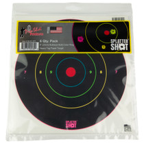 Proshot 8" Multi Clr Bullseye 6pk