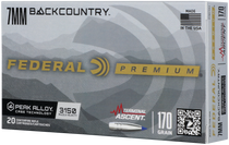 Federal P7BCTA32 BackCountry  7mm BC 170gr Terminal Ascent 20 Per Box/10 Case Federal P7BCTA32 BackCountry  7mm BC 170gr Terminal Ascent 20 Per Box/10 Case