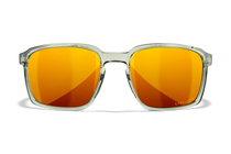 Wiley X AC6ALF04 Alfa  M/L Bronze Mirror Lens Polycarbonate Gloss Crystal Light Olive Frame