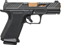 Shadow Systems SS1039CA MR920 Elite 9mm 10+1 Bronze TICN Black Nitride Optic Cut/Serrated/Window Cut Stainless Steel Slide Black Black Interchangeable Backstrap Grip *CA Compliant