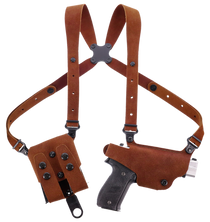 Galco CL2800R Classic Lite 2.0 Shoulder System Shoulder Size Fits Chest Up To 56" Natural Leather Fits Glock 43 Right Hand