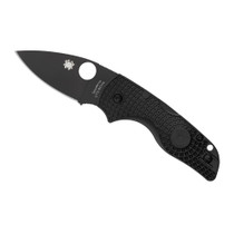 Spyderco, Lil Native Lightweight, Folding Knife, Plain Edge, Black FRN Handle, Matte Finish, Black, 2.43" Blade Length, CTS BD1N Steel