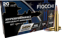 Fiocchi 308SBRA Hyperformance  308Win 125gr Super Shock Tip 20 Per Box/10 Case Fiocchi 308SBRA Hyperformance  308Win 125gr Super Shock Tip 20 Per Box/10 Case