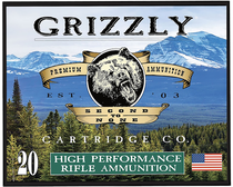Grizzly Ammo GC357M20   357Mag 210gr Full Metal Jacket Flat Point 20 Per Box/10 Case