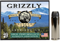 Grizzly Ammo GC45C4   45Colt 265gr Wide Flat Nose Gas Check 20 Per Box/10 Case