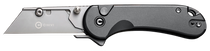 Civivi Knives C23039B-4 Elementum Utility All Purpose Utility Plain 6Cr13 Stainless Steel Blade, Gray Aluminum Handle, 3 Blades & Pouch