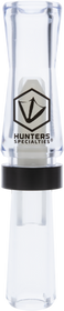 Hunters Specialties HS-WF-DRDC Suzie-Q Double Reed Duck Call Duck Sounds Clear Polycarbonate Hunters Specialties HS-WF-DRDC Suzie-Q Double Reed Duck Call Duck Sounds Clear Polycarbonate