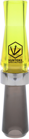 Hunters Specialties HS-WF-SRGC E-Z-E Plucker Short Reed Goose Call Black/Yellow Polycarbonate