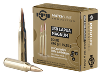 PPU PPM338 Match  338LapuaMag 240gr Copper Solid 10 Per Box/20 Case
