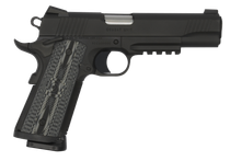 Colt Mfg O1080RGCCU CCU Rail Government 45 ACP 8+1 5" Stainless National Match Barrel, Matte Black DLC Serrated Stainless Steel Slide & Frame w/Picatinny Rail Black Scalloped G10 Grip, Ambidextrous