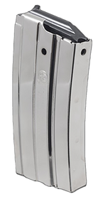 Ruger 90013   20rd 223 Rem Fits AR Platform Silver Nickel