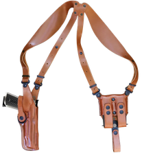 1791 Gunleather NSS1CBRHR  Optic Ready Shoulder Horizontal Brown Fits 1911 Right Hand