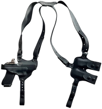 1791 Gunleather NSS2.1SBLVR  Optic Ready Shoulder Vertical Black Fits Glock 17 Right Hand