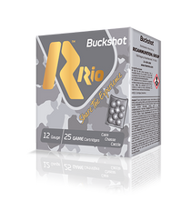 Rio Ammunition RB121225 Royal Buck  (4X3) 12Gauge 2.75" 1Buck Shot 25 Per Box/10 Case