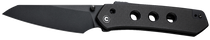 Civivi Knives C22036-1 Vision FG  3.54" Folding Tanto Plain Black Nitro-V Steel Blade, Black Textured G10 Handle